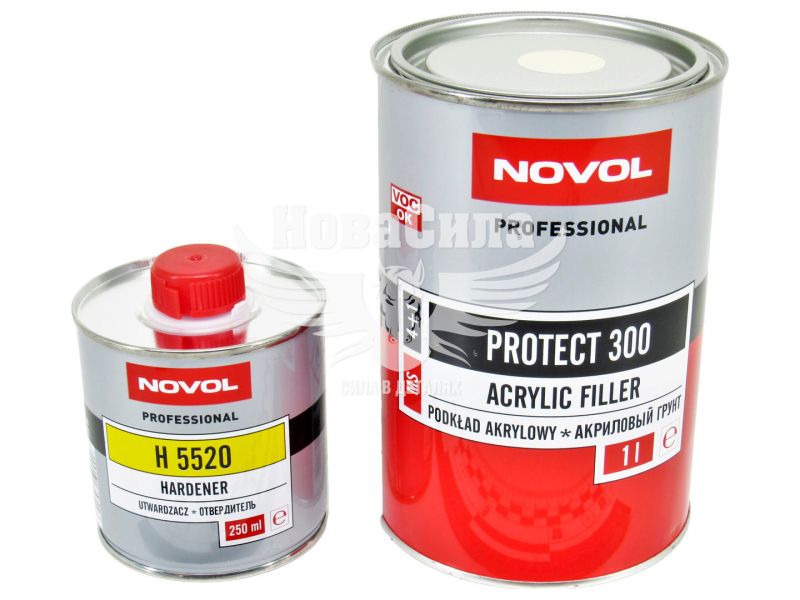 Грунт (Novol) MS PROTECT 300 4+1 жовтий 1л.+0,25л. (37001)