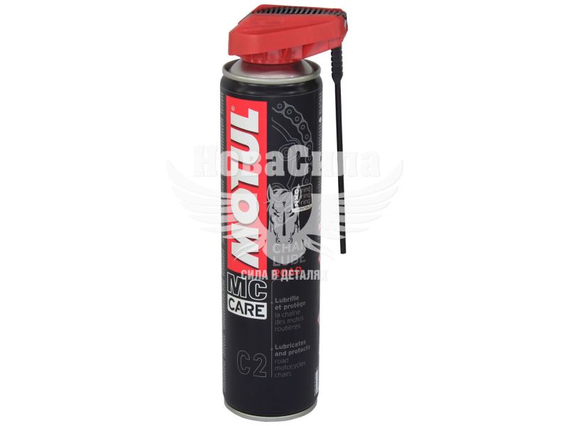 Змазка-спрей ланцюгових передач (Motul) C2 Chain Lube Roadt 400мл. (815416)