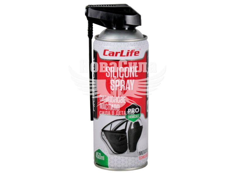 Змазка-спрей універс. силікон (CarLife) 450гр. (Professional) (CF455)