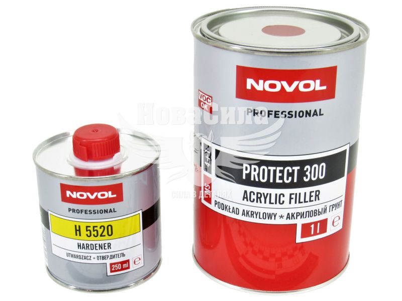 Грунт (Novol) MS PROTECT 300 4+1 червоний 1л.+0,25л. (37051)