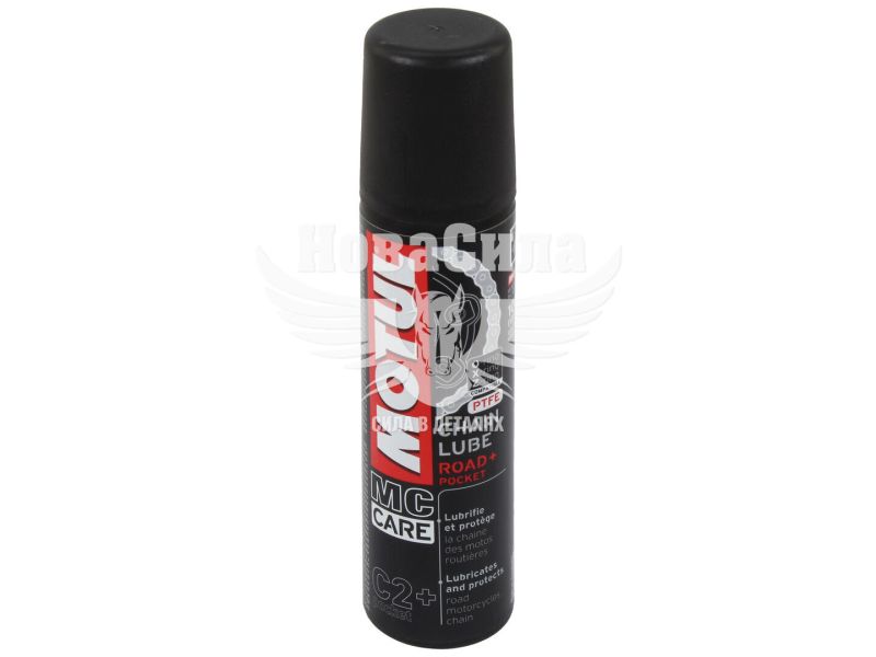 Змазка-спрей ланцюгових передач (Motul) C2+ Chain Lube Road+ Pocket 100мл. (338450)