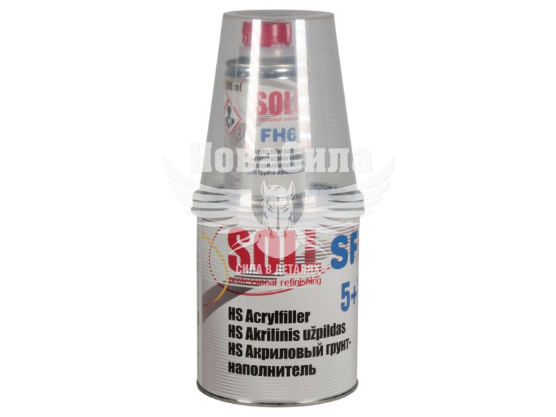 Грунт (SOLL) HS 5+1 темно-сірий 0,75л.+0,15л. (SF5 DG09)