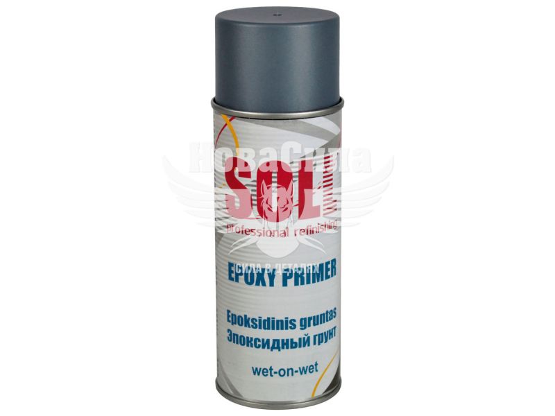 Грунт-спрей епоксидний (SOLL) Epoxy Primer 1K Сірий 400мл. (S700029)
