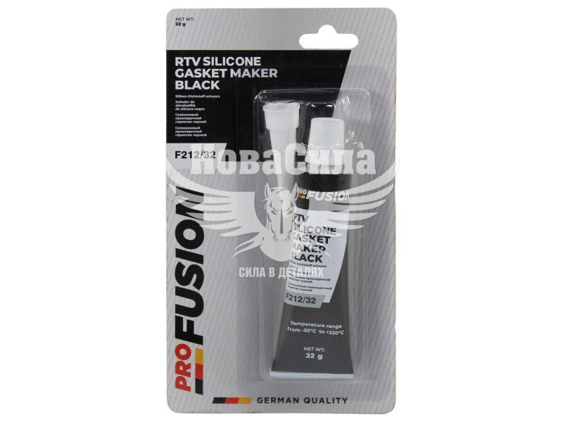 Герметик силікон (PRO Fusion) чорний 32гр. (GASKET MAKER Grey +220C) (F212/32)