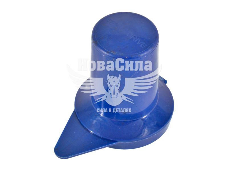 Ковпачок на гайку колеса (30мм.) синій (Україна) (з індикатором) (30-33-С)