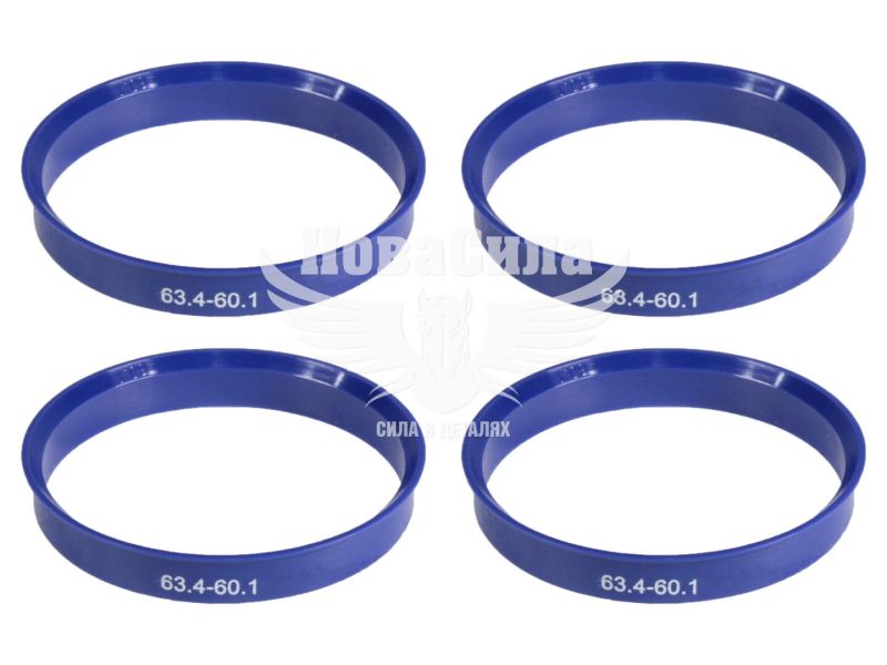 Кільця центрувальні для колісних дисків 63.4-60.1 (Walline) термопластик (WL 63.4-60.1)