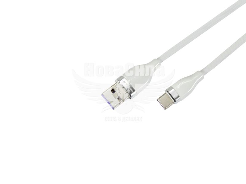 Кабель для зарядки моб. телеф. USB-A to Type-C (Ceramic) 1м. (S84)