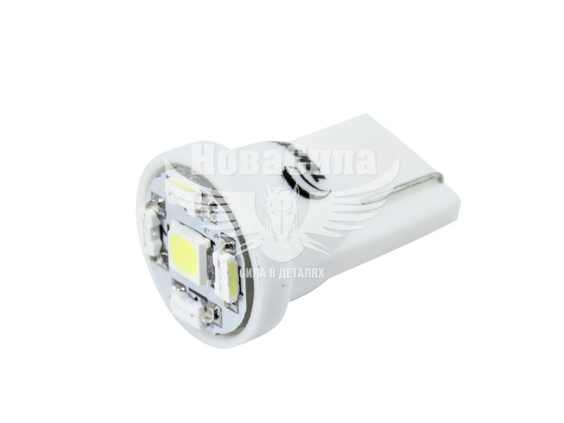 Лампочка без цоколя LED T10_W5W SMD біла 5-діодів 12V W2.1x9.5d (Tempest) (упак.-10шт.) (tmp-03T10-12V)