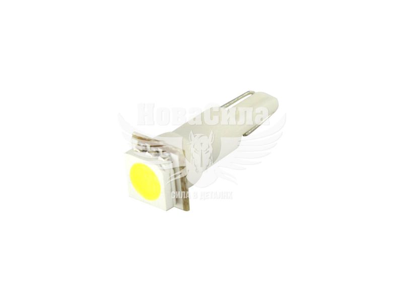 Лампочка без цоколя семечка LED T5 W2.3W SMD біла 1-діод 24V-0,4Вт W2x4.6d (Futura) (упак.-10шт.) (30121)