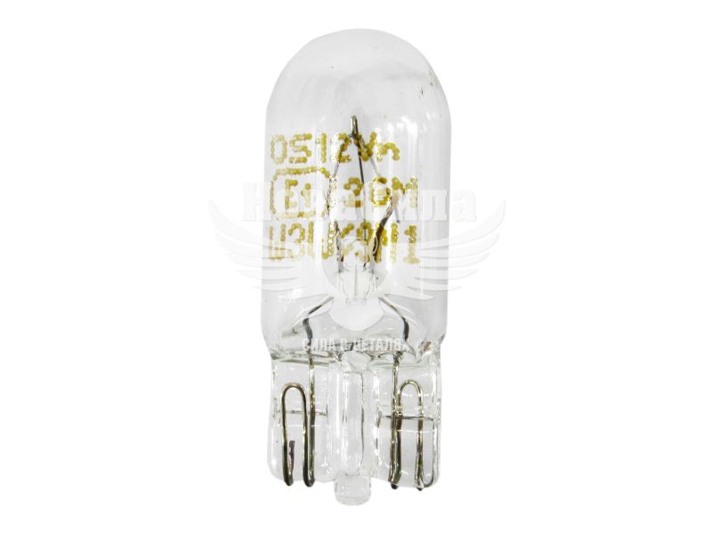 Лампочка без цоколя W3W біла 12V-3Вт W2.1x9.5d (Osram) (кт. 2шт.) (2821_02B)