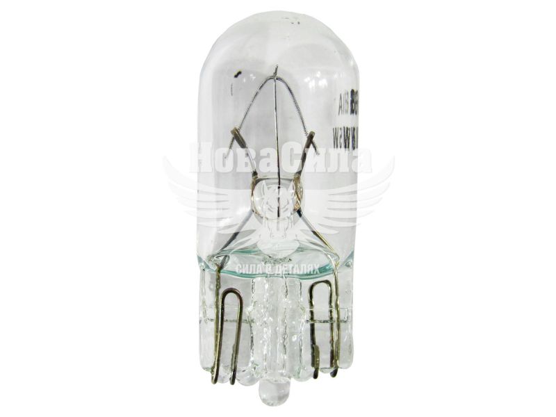 Лампочка без цоколя W5W біла 12V-5Вт W2.1x9.5d (Brevia) (упак.-10шт.) (12308C)