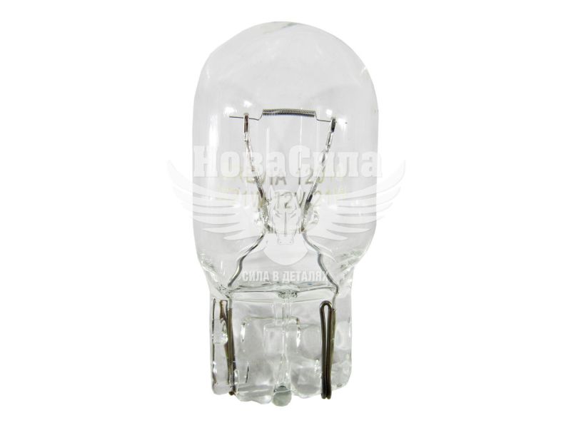 Лампочка без цоколя W21W біла 12V-21Вт W3x16d (Brevia) (упак.-10шт.) (12310C)