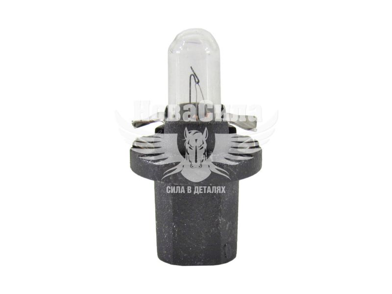Лампочка без цоколя семечка W1.2W біла 12V-1,2Вт B8.5d (Brevia) (з патроном) (упак.-10шт.) (12321C)