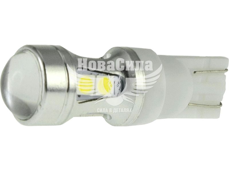Лампочка без цоколя LED T10_W5W біла 10-діодів 12V (Cyclone) 5000K Canbus T10-099 (T10-099)