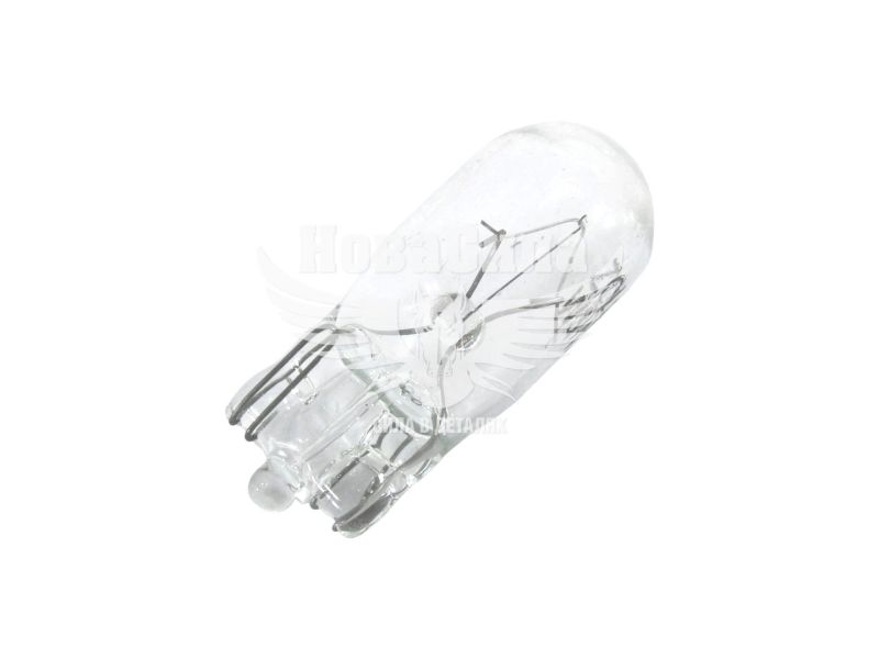 Лампочка без цоколя W3W біла 12V-3Вт W2.1x9.5d (Zollex) (упак.-10шт.) (9212)