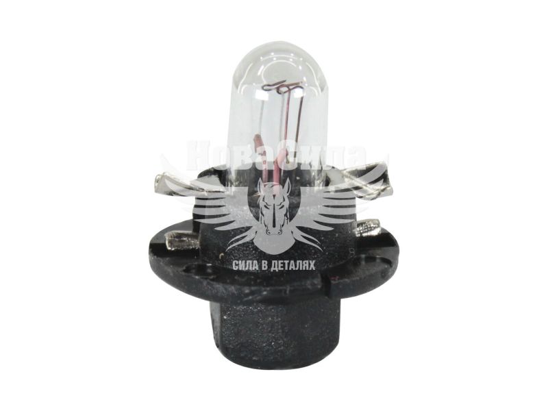 Лампочка без цоколя семечка W1.2W біла 12V-1,2Вт BX8.4d (Zollex) (з патроном) (упак.-10шт.) (22028)