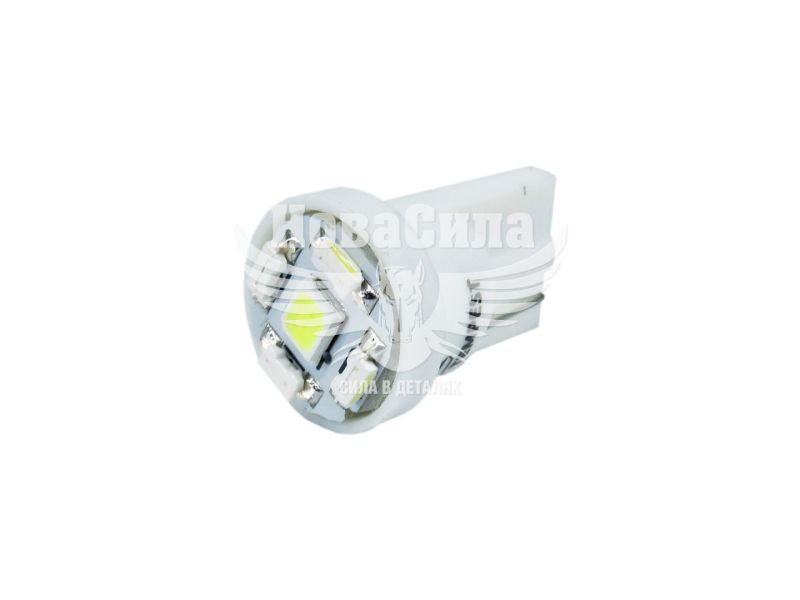 Лампочка без цоколя LED T10_W5W SMD біла 5-діодів 24V W2.1x9.5d (Tempest) (упак.-10шт.) (tmp-06T10-24V)