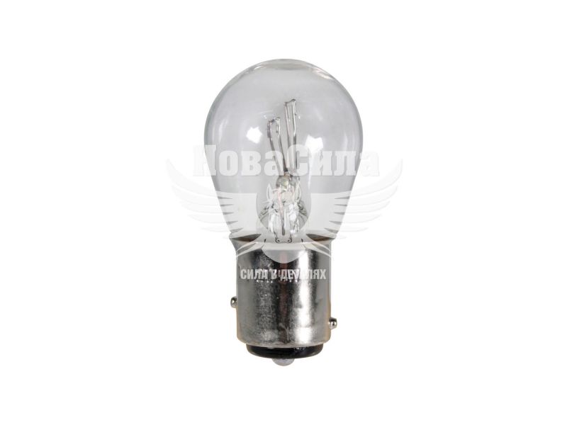 Лампочка 2-ох конт. груша біла 12V-21/5Вт P21/5W BAY15d (PRO Fusion) (упак.-10шт.) (F- 12/23)