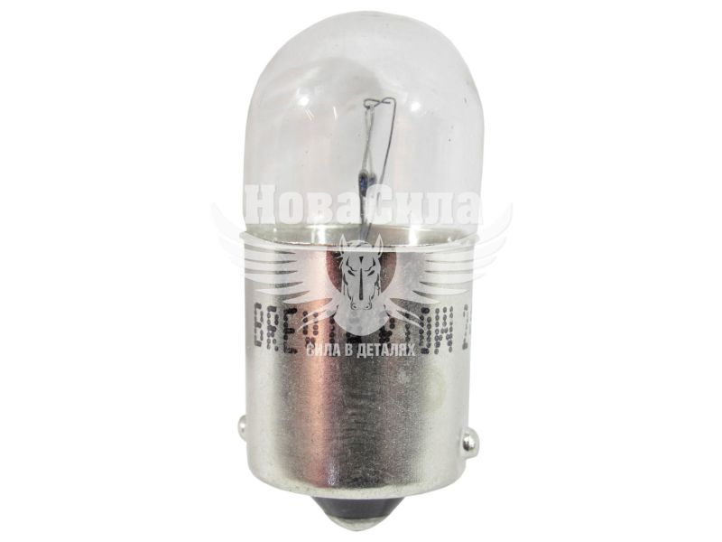 Лампочка 1-но конт. черешня біла 24V-10Вт R10W BA15s (Brevia) (упак.-10шт.) (24306C)