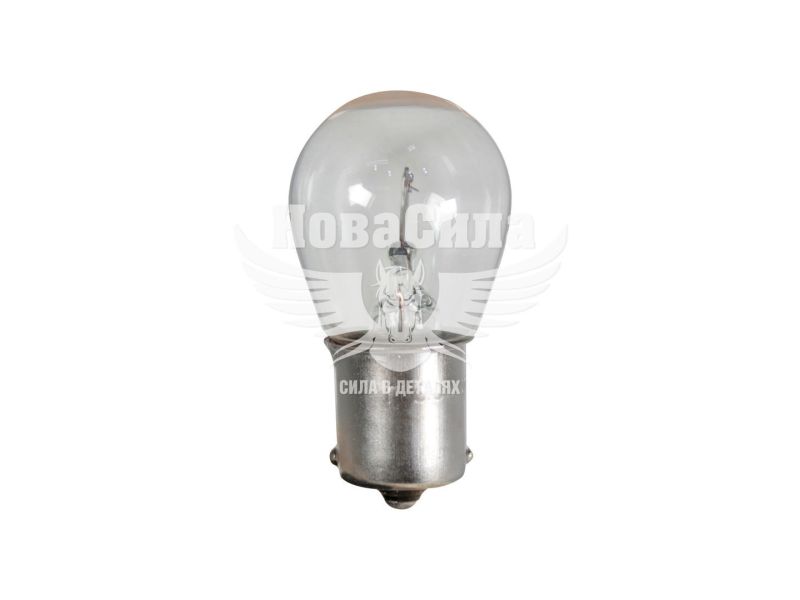 Лампочка 1-но конт. груша біла 24V-21Вт P21W BA15s (PRO Fusion) (упак.-10шт.) (F- 24/53)
