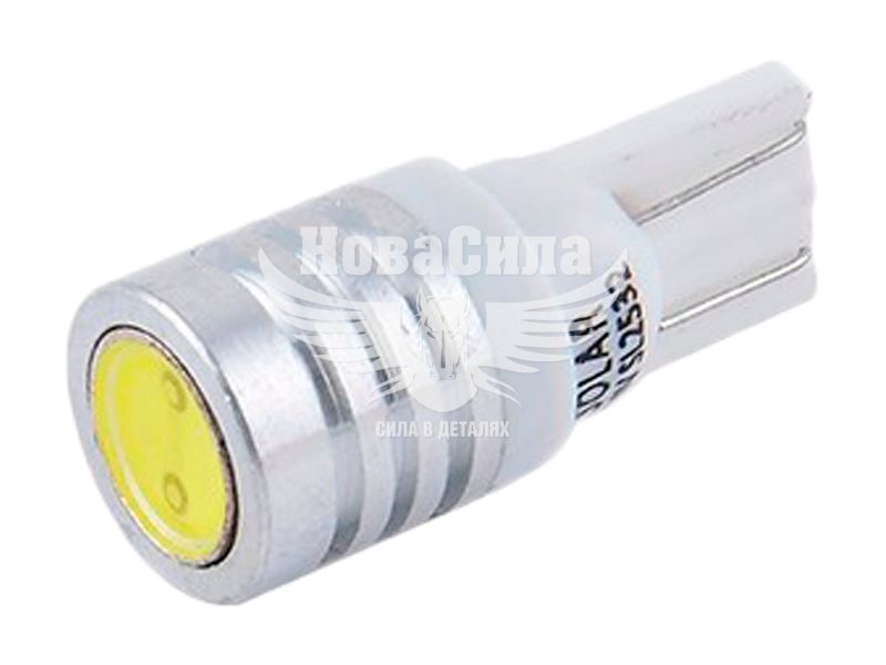 Лампочка без цоколя LED T10_1W SMD біла 1-діод 24V W2.1x9.5d (Solar) (к-т.-2шт.) (SL2532)