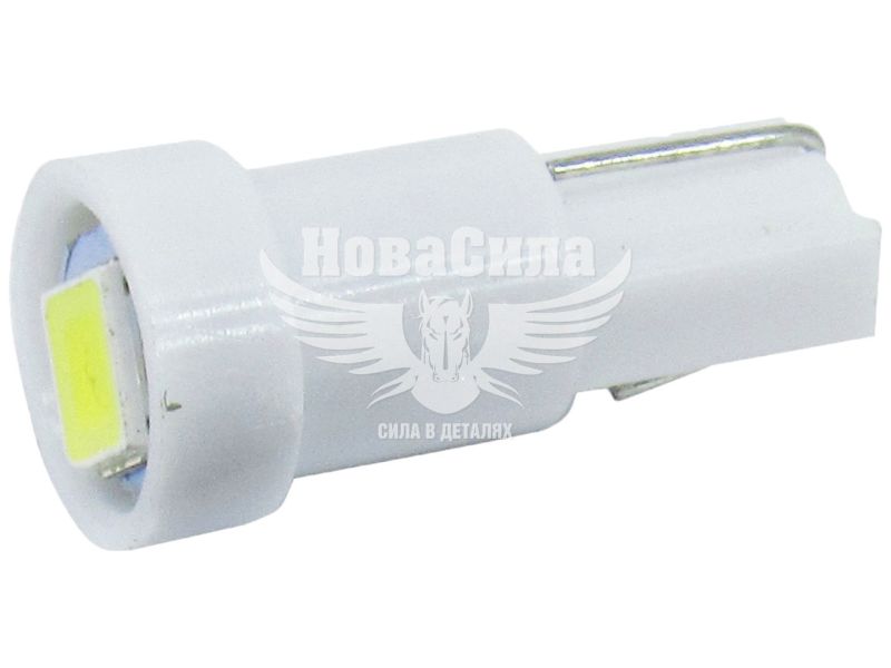 Лампочка без цоколя семечка LED W1.2W SMD біла 1-діод 12V-1,2Вт W2x4.6d (Solar) (упак.-20шт.) (LS202_P)