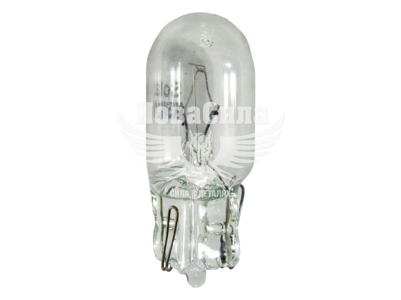 Лампочка без цоколя W5W біла 24V-5Вт W2.1x9.5d (Solar) (упак.-10шт.) (2462)