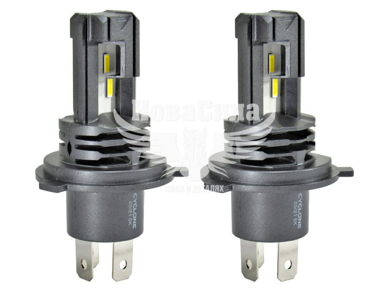 Лампочка LED H4 (Cyclone) (TYPE 33 5000K) (TYPE 33)