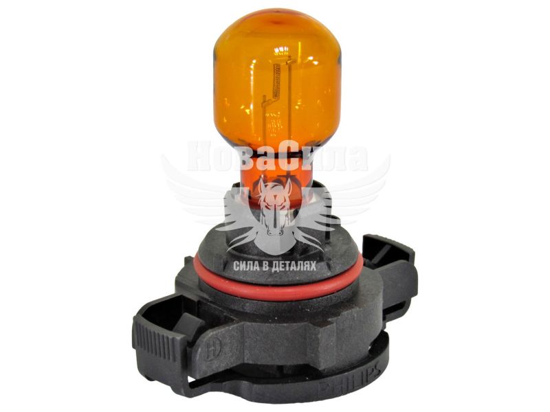 Лампочка 2-ох конт. груша жовта 12V-24/5Вт PG20/4 (Philips) (12188 NA C1)