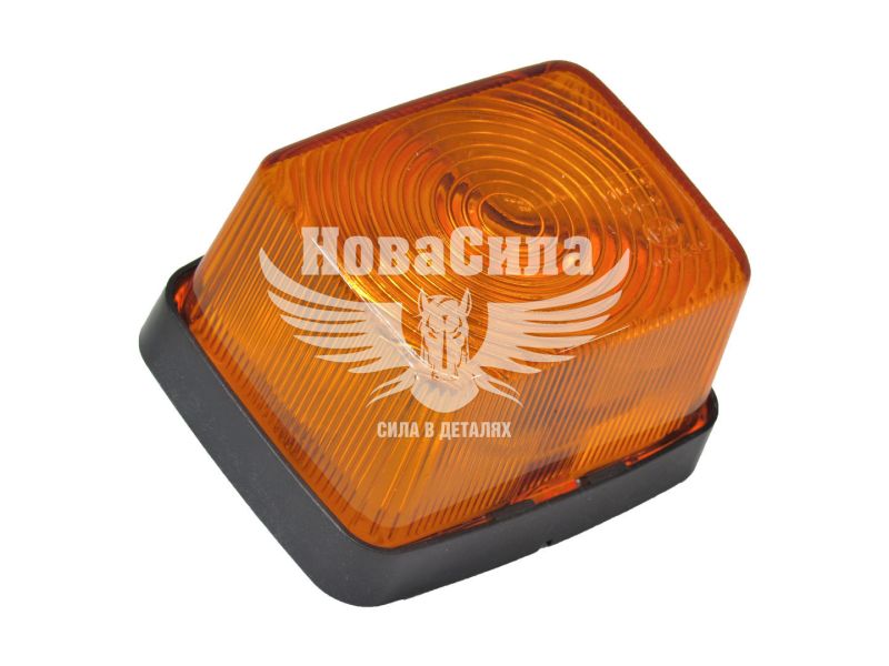 Ліхтар габаритний універсальний (HICO) жовтий (квадратний) (OBR022)