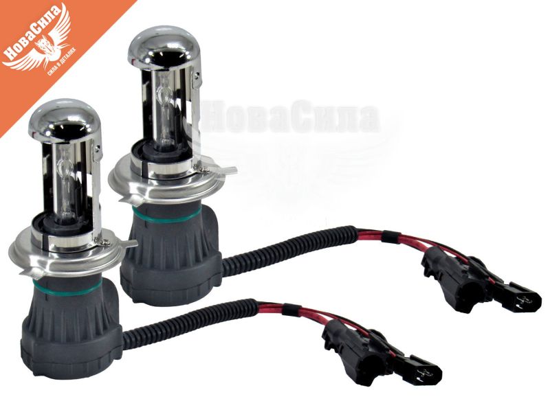 Лампочка ксенонова H4 P43t-38 85V-35Вт (Solar) 4300K (кт. 2шт.) (1443)