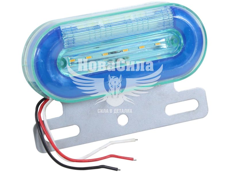 Ліхтар габаритний універсальний (Tempest) LED 24V синій (TP 97-27-88)