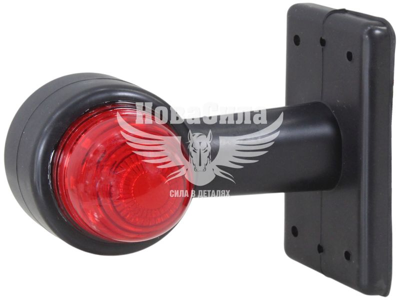 Ліхтар габаритний ріжок (Auto Light) LED 12-24V прямий, жовтий/червоний (AL-0011-RY)