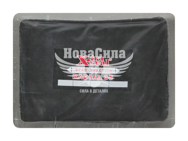 Латка (пластир) радіальний 133х185мм. 1-слой корда (XTra-Seal) (11-835)