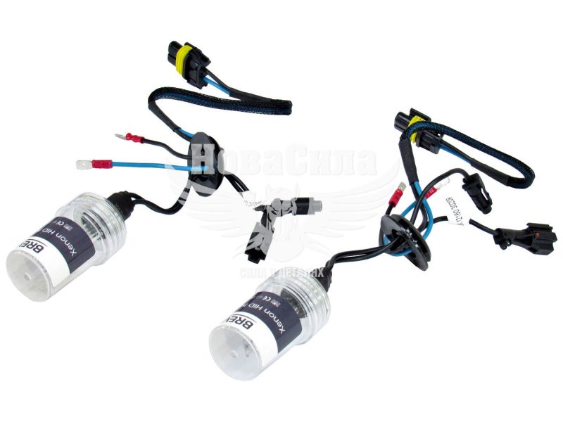 Лампочка ксенонова H1 P14,5s 85V-35Вт (Brevia) 6000K (кт. 2шт.) (12160)