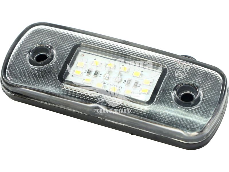 Ліхтар габаритів Truck боковий білий 24V (Tempest) (Unipoint без кронштейна) (TP02-57-076)