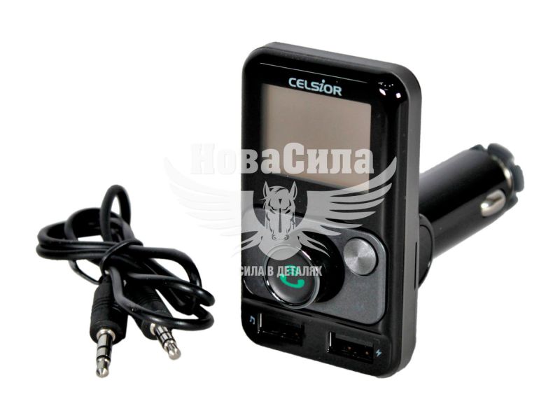 Модулятор MP3 FM (Celsior) в прикурювач (+ USB, Bluetooth) (FM-CL20BT)