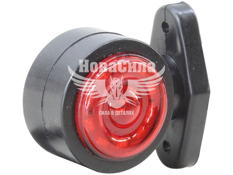 Ліхтар габаритний ріжок (Auto Light) LED 12-24V короткий, білий/червоний (AL-0038-RW)