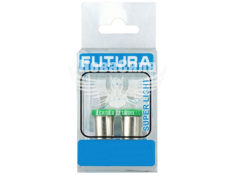 Лампочка з цоколем LED T4W SMD зелена 6-діодів 24V-0,7Вт BA9s (Futura) (к-т.-2шт.) (60623)