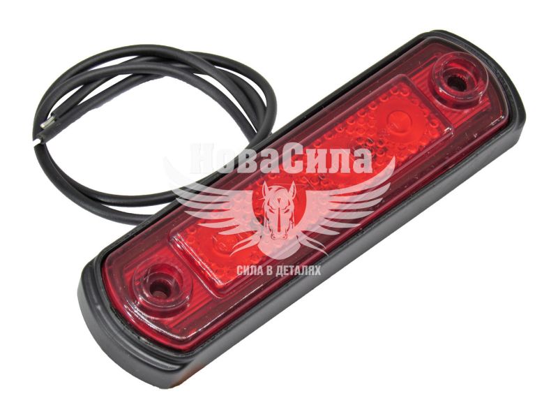 Ліхтар габаритний універсальний (HICO) LED 24V червоний (OBR144)