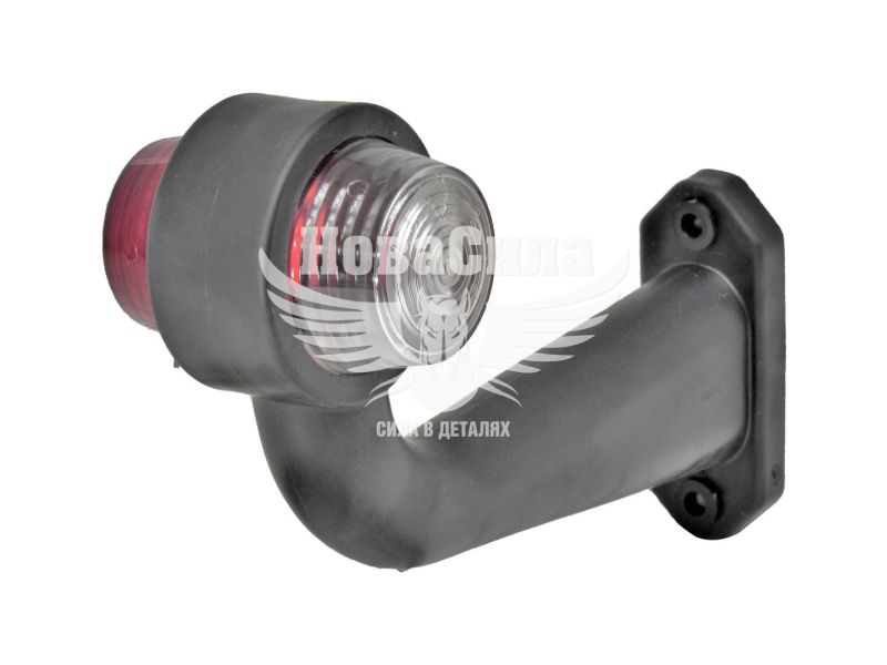 Ліхтар габаритний ріжок (HICO) LED 12-24V зігнутий довгий (OBR001)