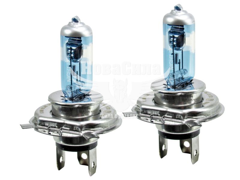 Лампочка галогенна H4 P43t 12V-60/55Вт (Osram) +150 (Night Breaker Laser) (к-т.-2шт.) (64193 NL-HCB)