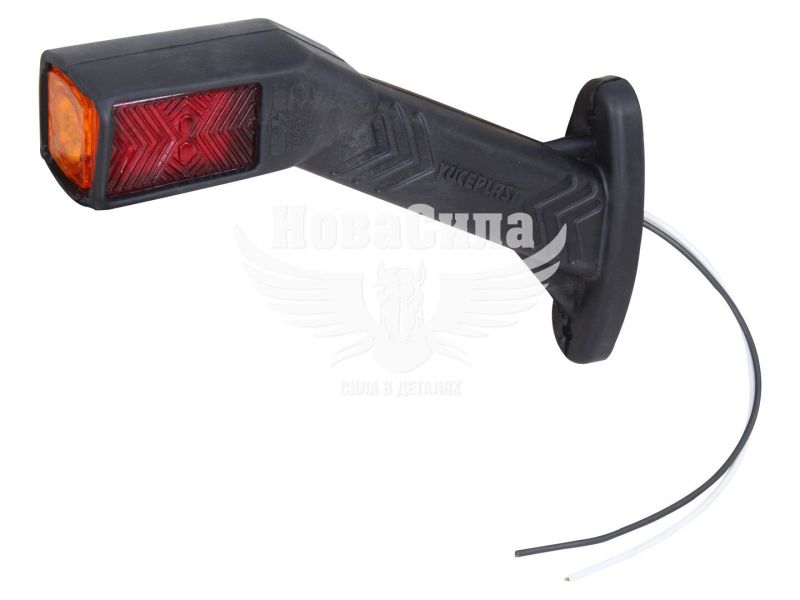 Ліхтар габаритний ріжок (Yuceplast) LED 12-24V косий довгий лівий (YP-144L)