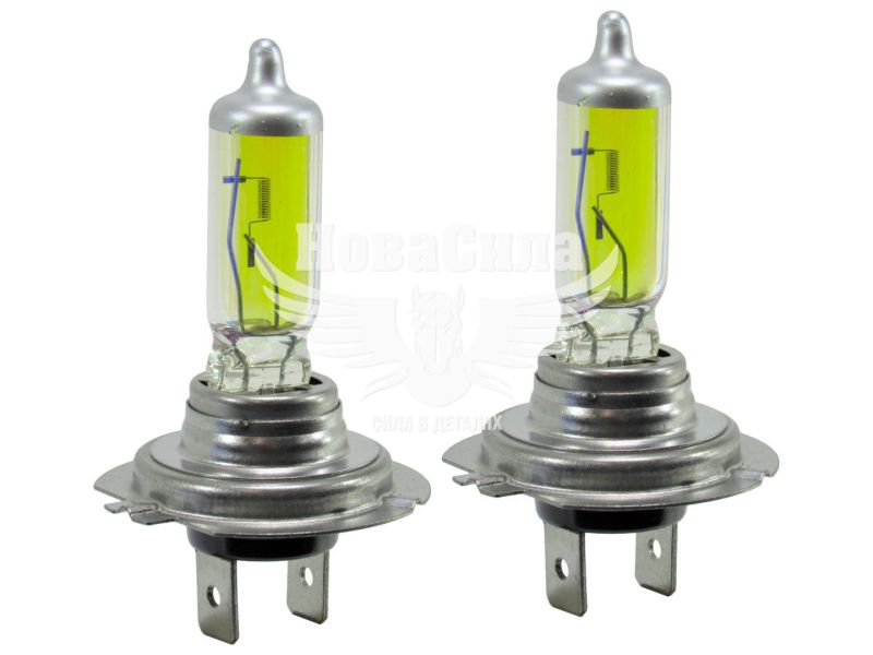 Лампочка галогенна H7 PX26d 12V-55Вт (Osram) +60 (Silverstar) (кт. 2шт.) (62210FBR-HCB)