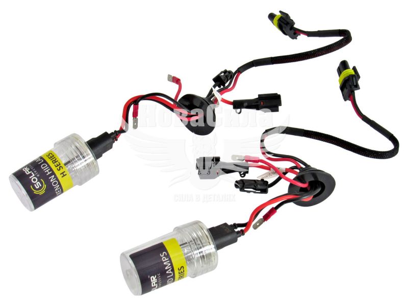 Лампочка ксенонова H3 PK22s 85V-35Вт (Solar) 5000K (кт. 2шт.) (1350)