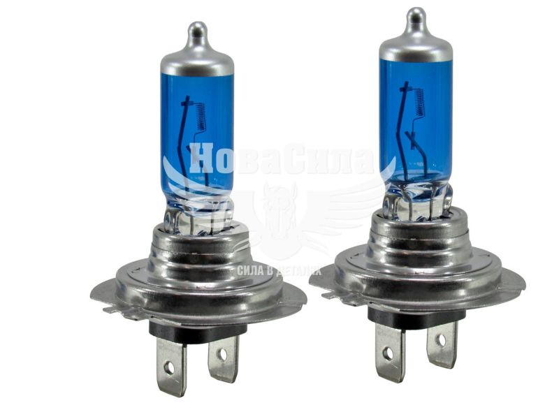 Лампочка галогенна H7 PX26d 12V-55Вт (Osram) 5000K (Cool Blue Hyper) (к-т.-2шт.) (62210 CBH)