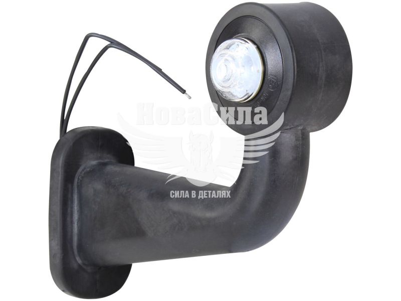 Ліхтар габаритний ріжок (Was) LED 12-24V зігнутий короткий правий (138P W21.5)
