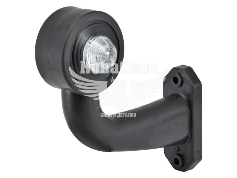 Ліхтар габаритний ріжок (HICO) LED 12-24V зігнутий короткий правий (OBR105Р)