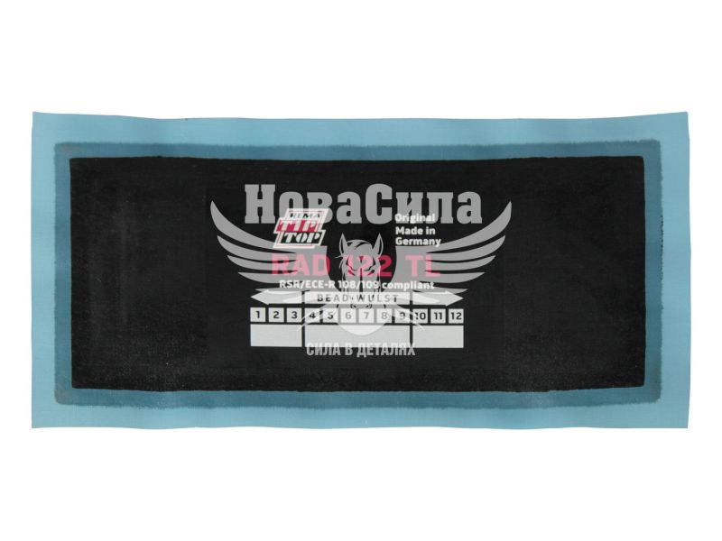 Латка (пластир) радіальний 75х175мм. 1-слой корда (Tip Top) (5121221)