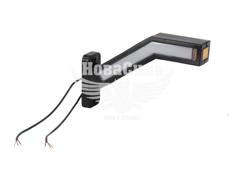 Ліхтар габаритний ріжок (Tempest) LED 24V (білий/жовтий/червоний правий ріжок) (TP 97-27-101)